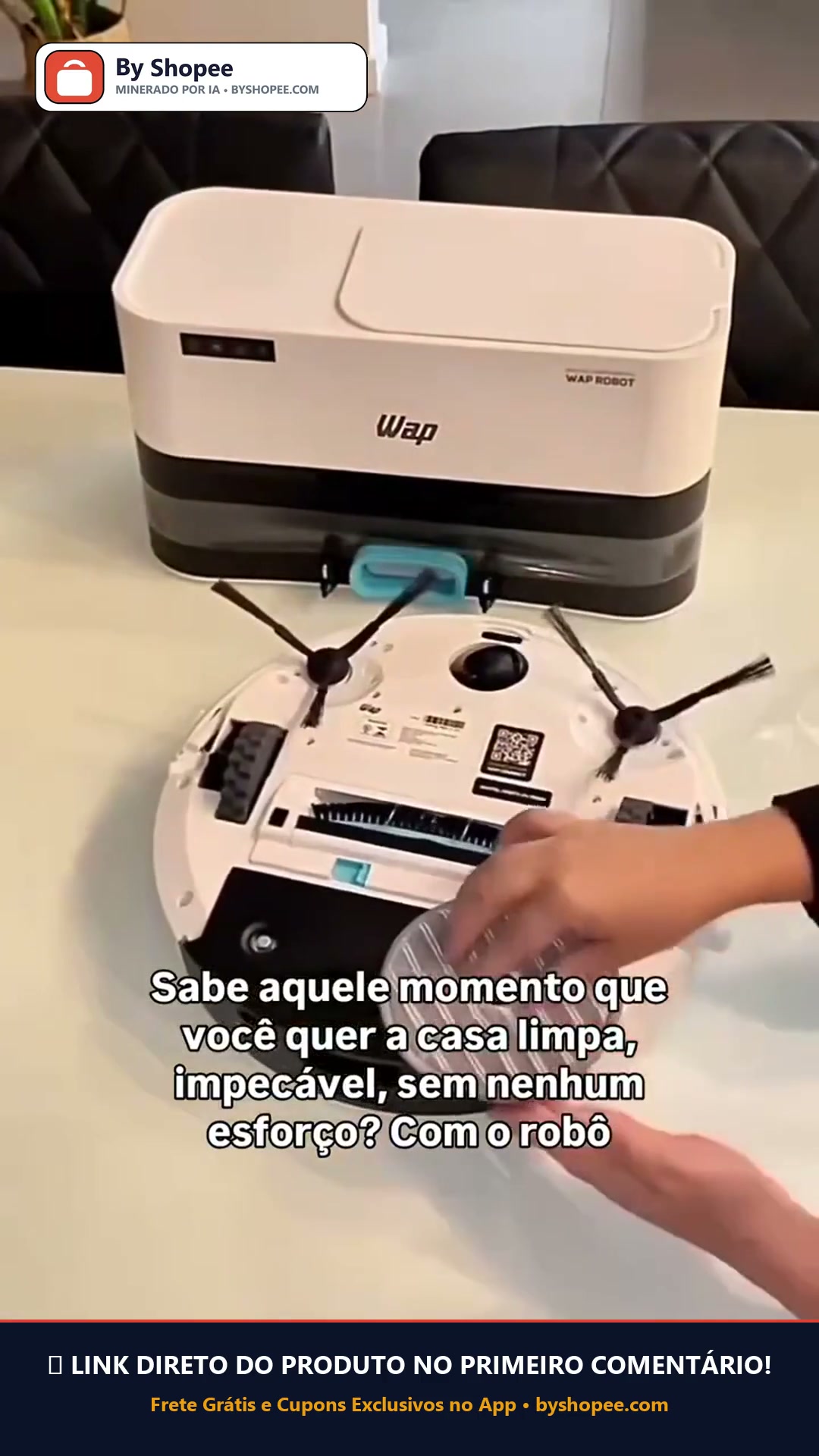 Robô Aspirador Inteligente HEPA