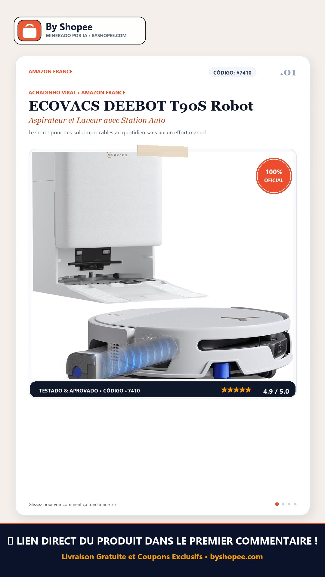ECOVACS DEEBOT T90S Robot