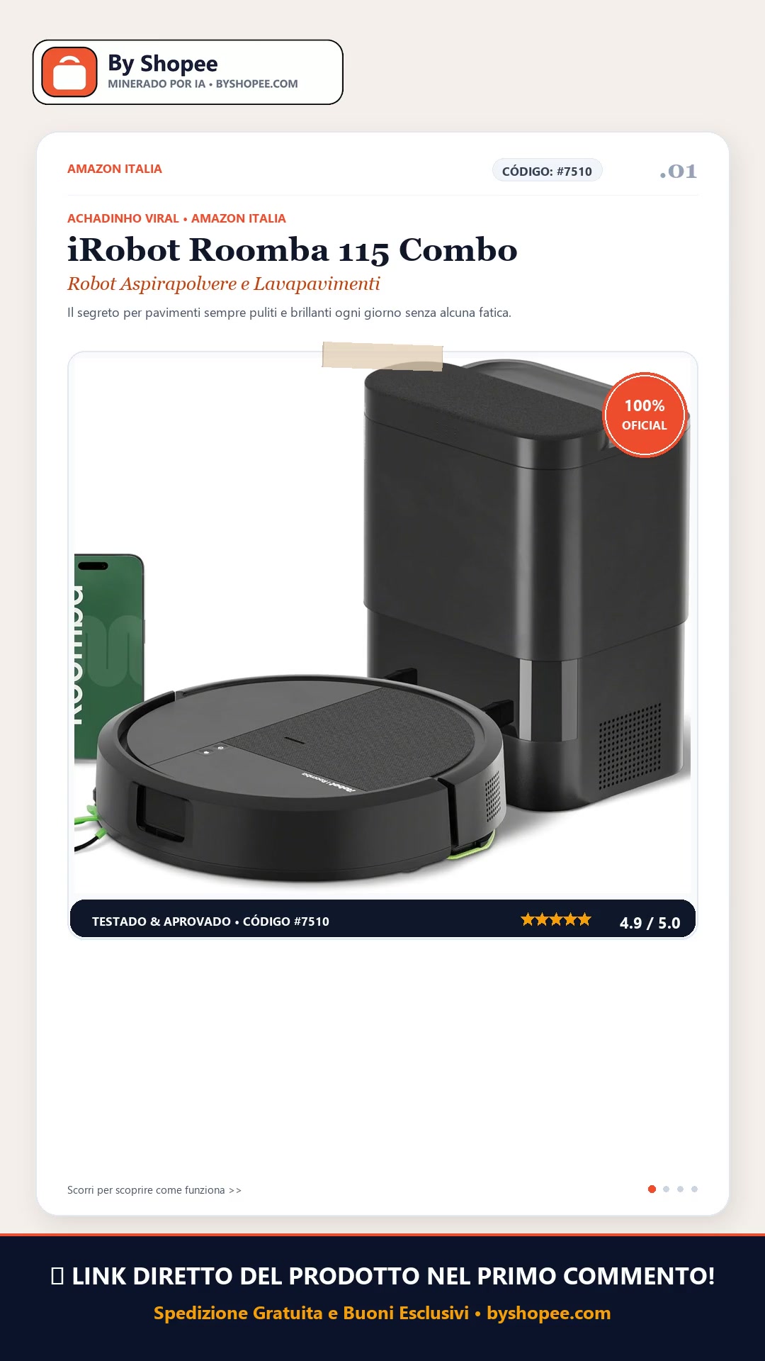 iRobot Roomba 115 Combo